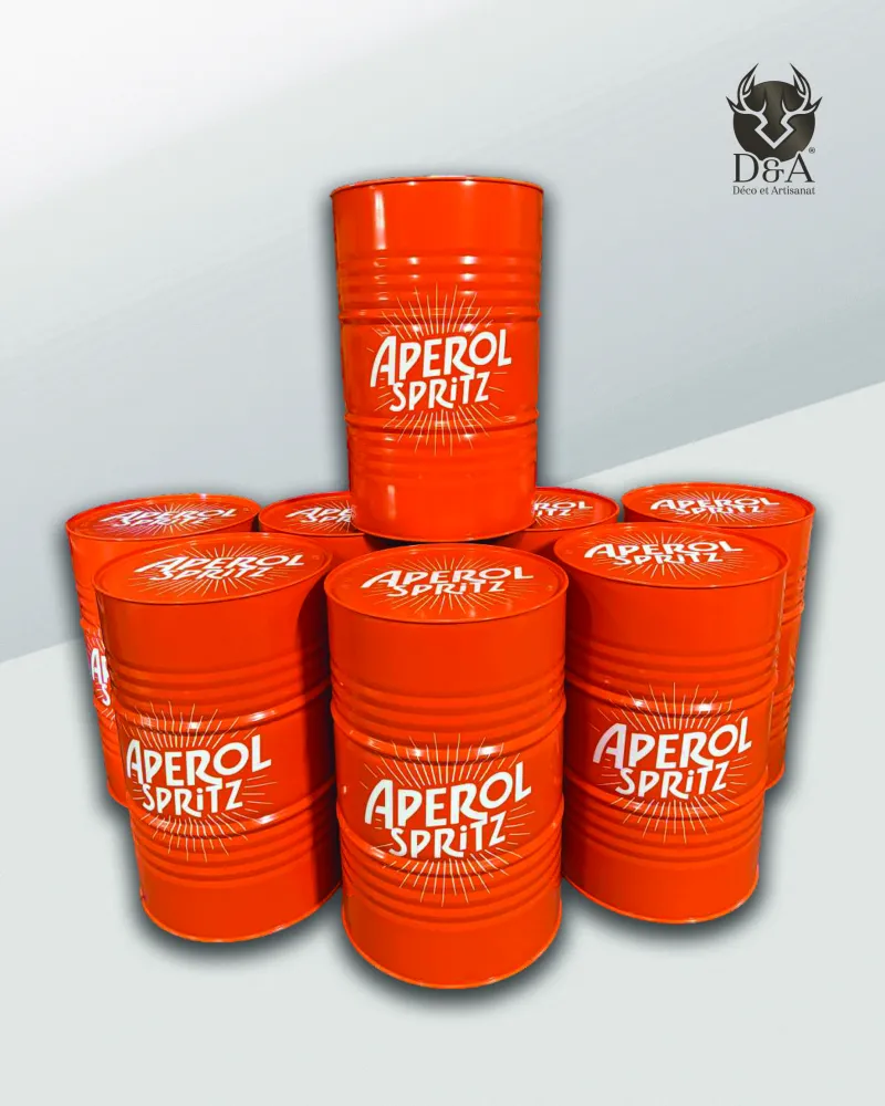 Powder Coated Industrial Decor Can