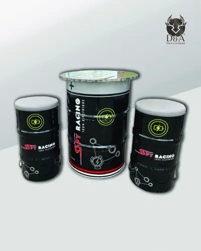 Industrijski dekor bobnarski stol