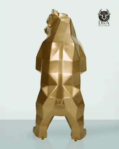 Estátua de urso para decoração de designer