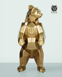 Estátua de urso para decoração de designer