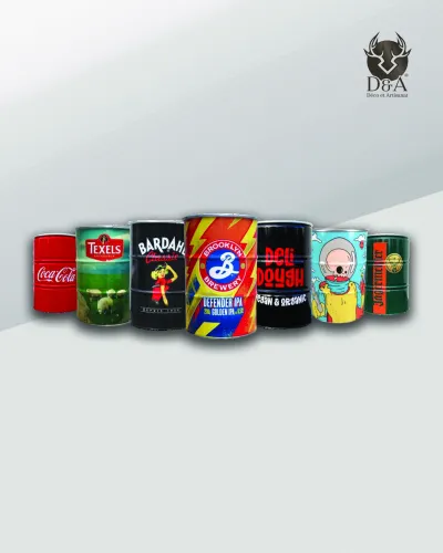 Digital printing industrial decor jerrycan