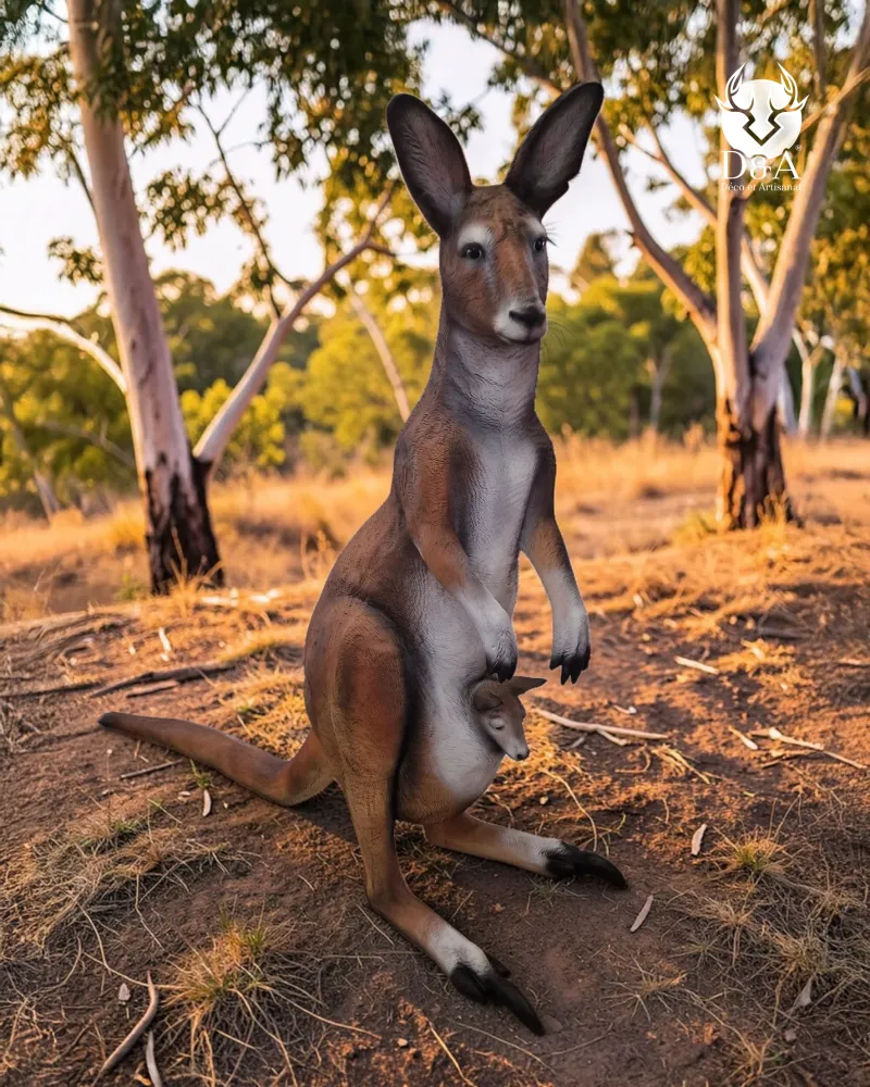 Kangaroo XL - Realistic Resin Animals