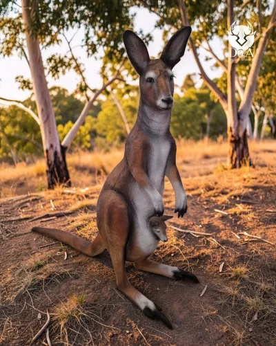 Kangaroo XL - Realistic Resin Animals