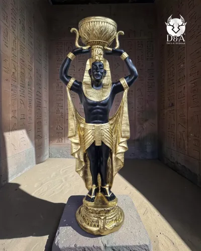 Egyptien pot de fleurs