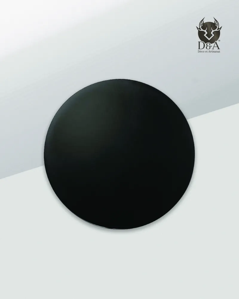 Črna laminatna mizna plošča, industrijski slog