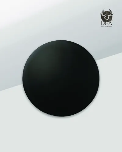 Črna laminatna mizna plošča, industrijski slog