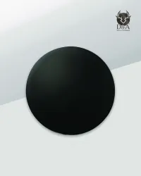 Črna laminatna mizna plošča, industrijski slog