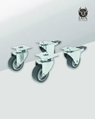 Komplet industrijskih kolesc za dekoracijo
