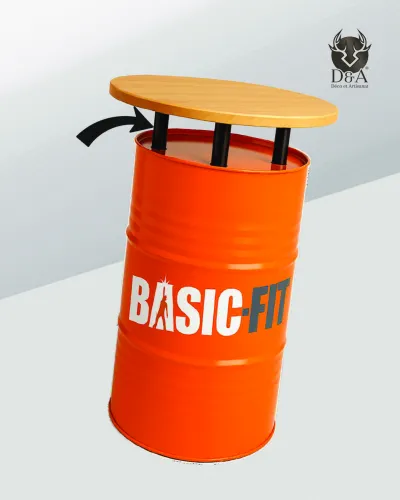 Kit de decoração industrial com efeito offset