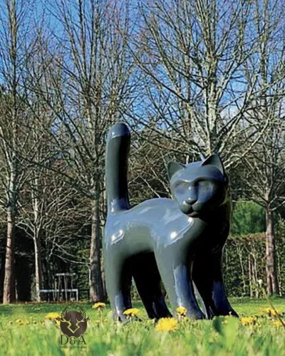 Chat géant à personnaliser - animaux en résine