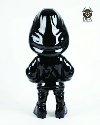 Homem-Aranha de fato de treino - Estátua urbana decorativa