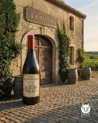 Botella grande de vino tinto, rosado o blanco - De cualquier región vinícola