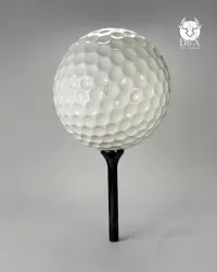 XXL-Golfball aus Fiberglasharz