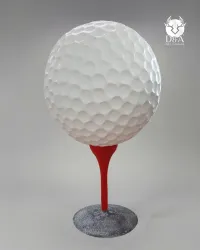 Žogica za golf XL - predmet iz steklenih vlaken