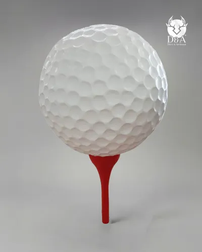 Žogica za golf XL - predmet iz steklenih vlaken