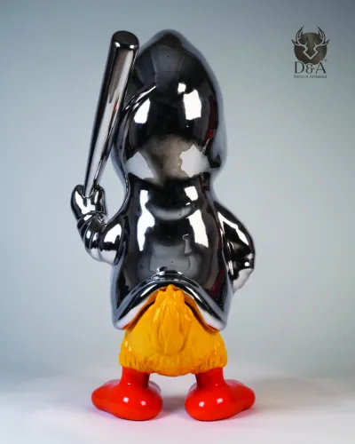 taco de beisebol cromado pato