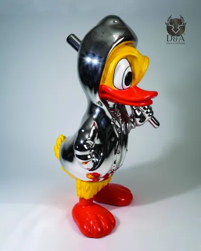 taco de beisebol cromado pato