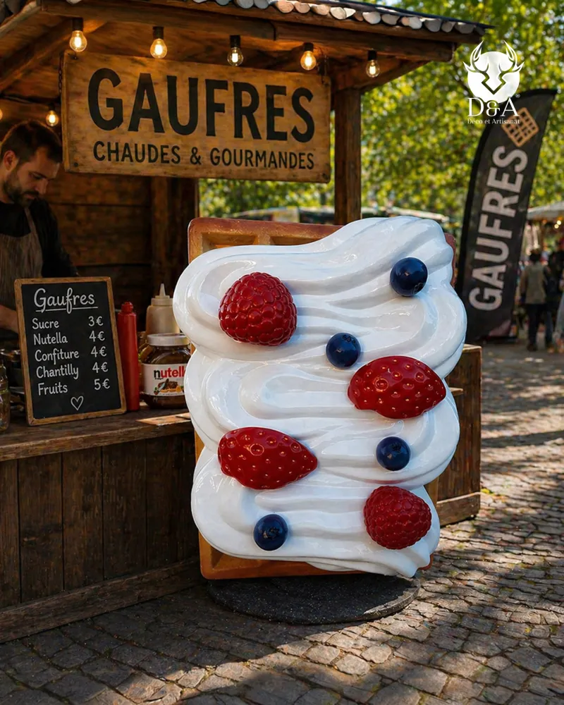 Gaufre avec chantilly XL