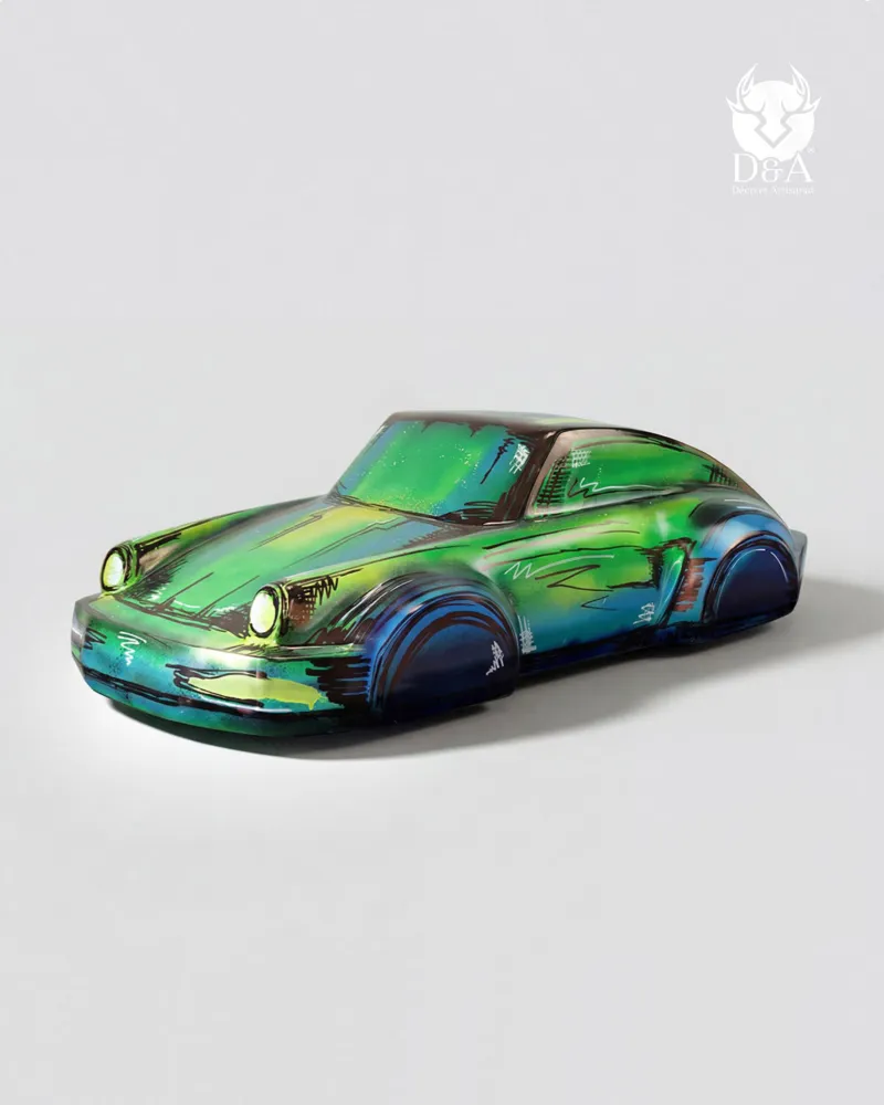 Segnaletica murale con design dell'auto 911