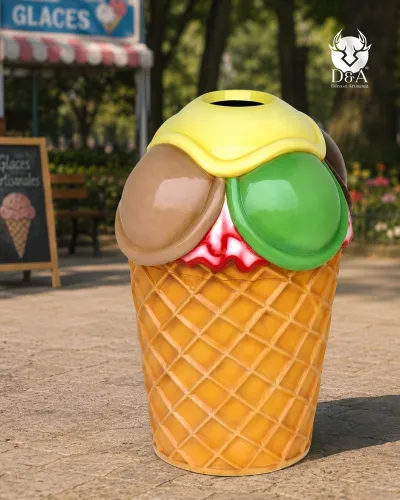 Gourmet-Eiswaffel mit Behälter