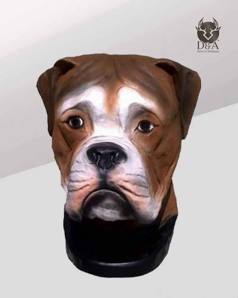 Dekorativer Boxerkopf