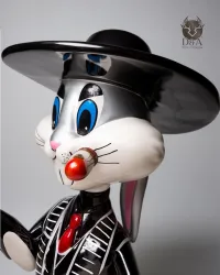 Al Capone Konijn - Decoratief designbeeld