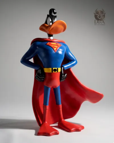 Superheldeneend - Decoratief designbeeld