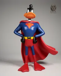 Superheldeneend - Decoratief designbeeld
