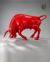 Touro Espanhol - Estátua Decorativa de Designer