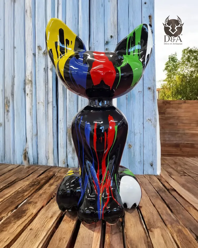 Estátua de resina de um gato egípcio XXL TRASH