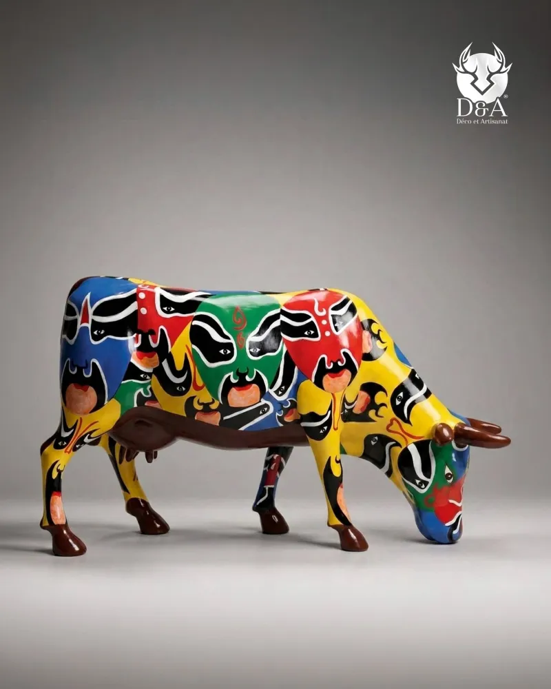 Vache Motif Street Art