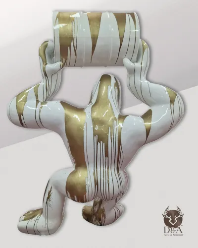 XXL sod Gorilla Trash srebrn ali zlat - 2