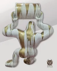 XXL sod Gorilla Trash srebrn ali zlat - 2