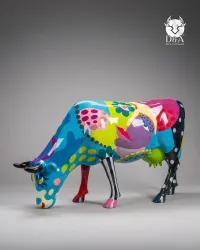 Vache Pastel Pop Art