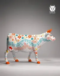 Boho Cow - 1