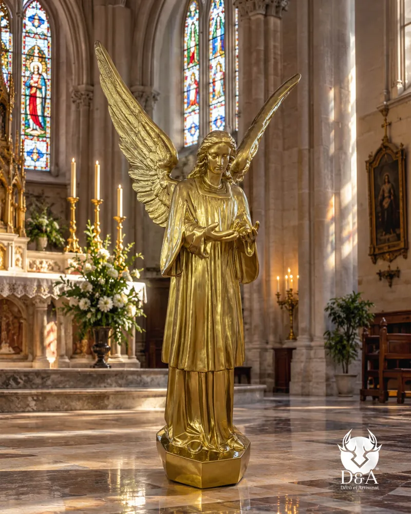 Archange Gabriel grandeur nature 190 cm – Statue en fibre de verre
