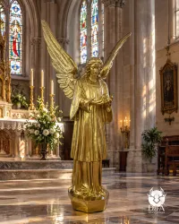 Archange Gabriel grandeur nature 190 cm – Statue en fibre de verre