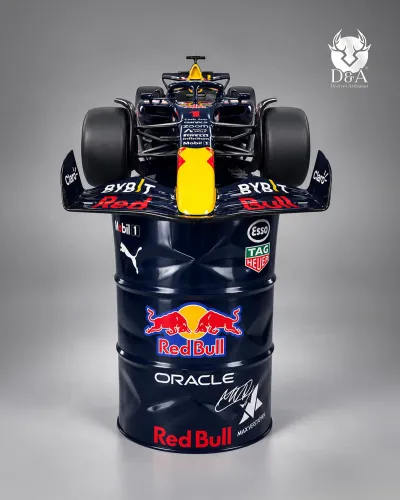 Formula 1 Red Bull con fusti - 1