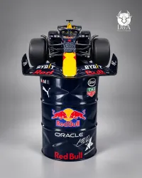 Formula 1 Red Bull con fusti - 1