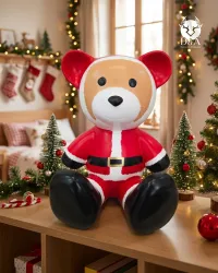 Ourson assis Père Noël