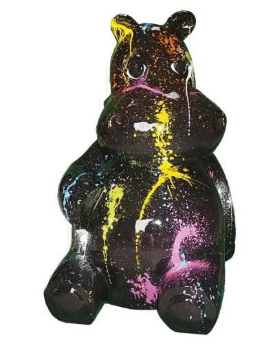 Sentado Hipopótamo XL SPLASH - Déco et Artisanat - 2