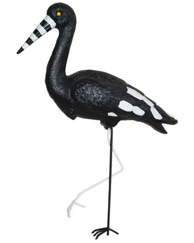 Cigogne BEC RAYE en résine polyester résistant aux intempéries.