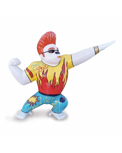 Gorille "The Best Bad Boy" L - Déco et Artisanat - 1