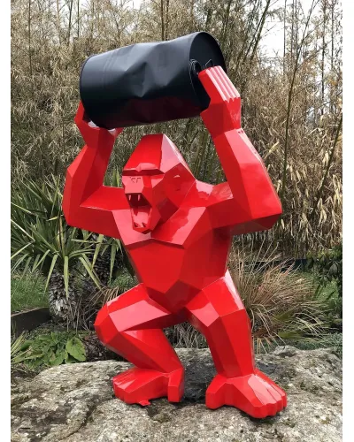 Gorilla a botte sfaccettata L - Déco et Artisanat - 1