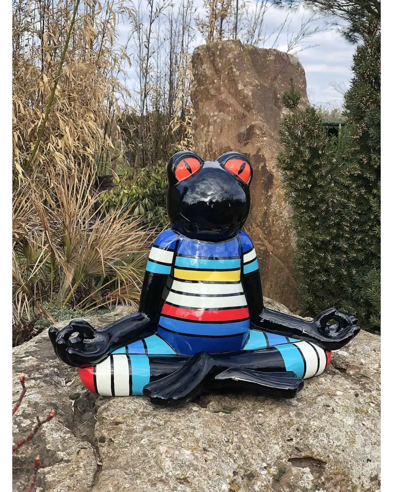Figurine Grenouille En Résine Pour Jardin - Taille 10x10 Cm - Décorative, Résistante Aux Intempéries - Pour Extérieur/intérieur