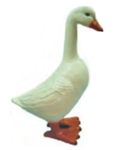 statue of a realistic goose made of weather and UV resistant resin