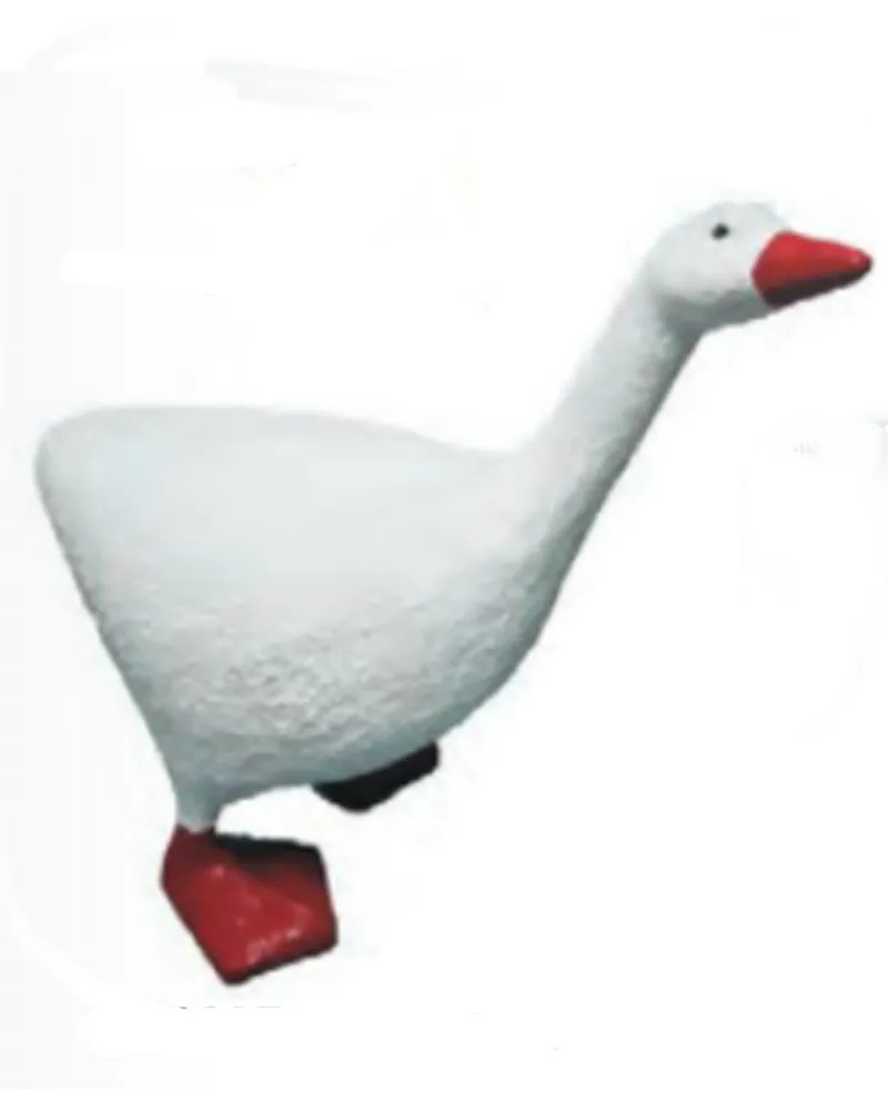 statue of a realistic goose made of weather and UV resistant resin