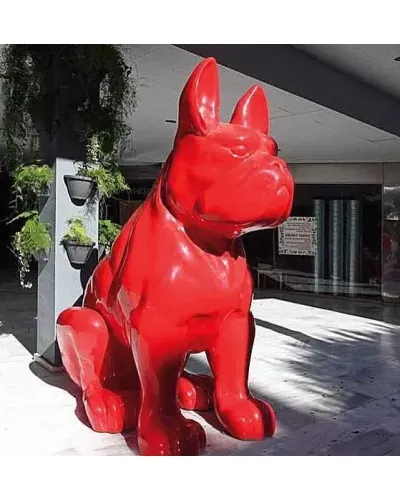 Bulldog géant assis - Déco et Artisanat - 1