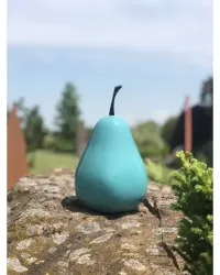 Pera gigante forma 1 - destoccaggio in resina poliestere resistente al gelo, alla pioggia e al sole. Déco et Artisanat - 1
