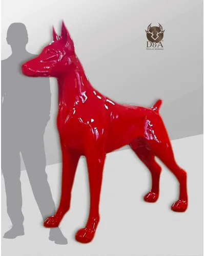 Doberman géant - Déco et Artisanat - 2